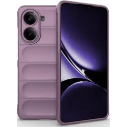 Coque arrière en silicone Phonesta GripShell pour Xiaomi Poco X7 Pro - Violet