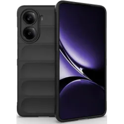Coque arrière en silicone Phonesta GripShell pour Xiaomi Poco X7 Pro - Noir
