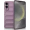 Coque arrière en silicone Phonesta GripShell pour Samsung Galaxy S25 Edge - Violet