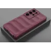 Coque arrière en silicone Phonesta GripShell pour Samsung Galaxy S25 Ultra - Bordeaux 2