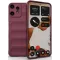 Coque arrière en silicone Phonesta GripShell pour Nothing CMF Phone 2 Pro - Bordeaux