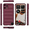Coque arrière en silicone Phonesta GripShell pour Nothing CMF Phone 2 Pro - Bordeaux 5