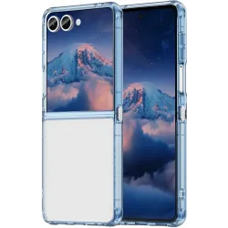 Coque arrière Phonesta HybridAir pour Samsung Galaxy Z Flip 7 - Bleu