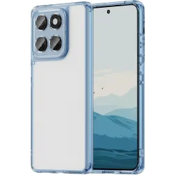 Coque arrière Phonesta HybridAir pour Motorola Edge 60 / Edge 60 Fusion - Bleu