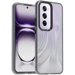 Coque arrière Phonesta HardFrost pour Oppo Reno12 - Noir mat