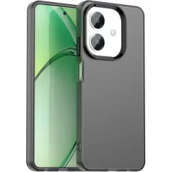 Coque arrière Phonesta HardFrost pour Oppo A40 4G/A40m/A60 5G - Noir mat
