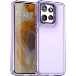 Coque arrière Phonesta HardFrost pour Motorola Edge 60 Neo/Edge 50 Neo / ThinkPhone 25 - Violet mat