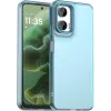 Coque arrière Phonesta HardFrost pour Motorola Moto G35 - Bleu mat