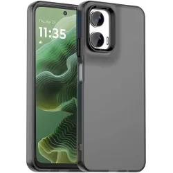 Coque arrière Phonesta HardFrost pour Motorola Moto G35 - Noir mat