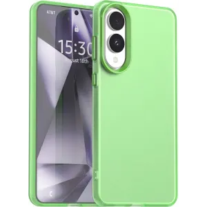 Coque arrière Phonesta HardFrost pour Samsung Galaxy S25 Edge - Vert mat