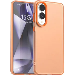 Coque arrière Phonesta HardFrost pour Samsung Galaxy S25 Edge - Orange mat