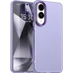 Coque arrière Phonesta HardFrost pour Samsung Galaxy S25 Edge - Violet mat