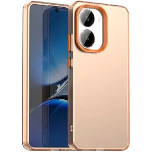 Coque arrière Phonesta HardFrost pour Xiaomi Poco X7 Pro - Orange mat