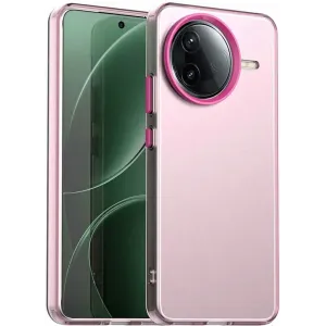 Coque arrière Phonesta HardFrost pour Xiaomi Poco F7 Pro - Rose mat
