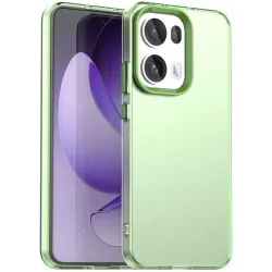 Coque arrière Phonesta HardFrost pour Oppo Reno13 Pro - Vert mat