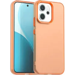 Coque arrière Phonesta HardFrost pour Oppo Reno14 - Orange mat