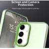 Coque arrière Phonesta HardFrost pour Samsung Galaxy S25 FE - Vert mat 7