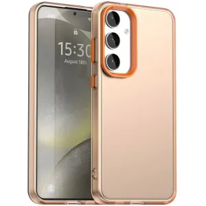 Coque arrière Phonesta HardFrost pour Samsung Galaxy S25 FE - Orange mat