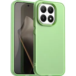 Coque arrière Phonesta HardFrost pour Xiaomi 15T - Vert mat