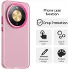 Coque arrière Phonesta HardFrost pour HONOR Magic8 Lite - Rose mat 4