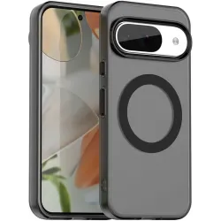 Coque arrière Phonesta HardFrost avec MagSafe pour Google Pixel 9 - Noir mat
