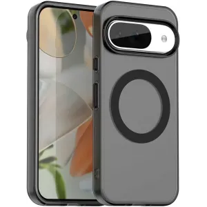 Coque arrière Phonesta HardFrost avec MagSafe pour Google Pixel 9 - Noir mat