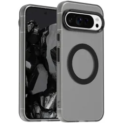 Coque arrière Phonesta HardFrost avec MagSafe pour Google Pixel 9 Pro - Noir mat