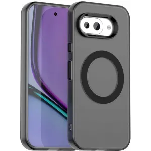 Coque arrière Phonesta HardFrost avec MagSafe pour Google Pixel 9a - Noir mat