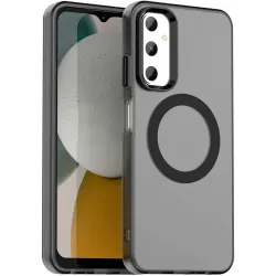 Coque arrière Phonesta HardFrost avec MagSafe pour Samsung Galaxy A05s - Noir mat