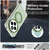 Coque arrière Phonesta HardFrost avec MagSafe pour Xiaomi Redmi 14C / Xiaomi Poco C75 - Vert mat 1