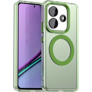 Coque arrière Phonesta HardFrost avec MagSafe pour Xiaomi Redmi Note 14 5G - Vert mat