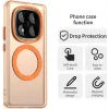 Coque arrière Phonesta HardFrost avec MagSafe pour Xiaomi Redmi Note 14 Pro 5G / Xiaomi Poco X7 - Orange mat 2