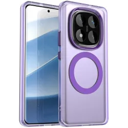Coque arrière Phonesta HardFrost avec MagSafe pour Xiaomi Redmi Note 14 Pro 5G / Xiaomi Poco X7 - Violet mat