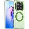 Coque arrière Phonesta HardFrost avec MagSafe pour Xiaomi Redmi Note 14 Pro Plus - Vert mat