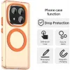 Coque arrière Phonesta HardFrost avec MagSafe pour Xiaomi Redmi Note 14 Pro Plus - Orange mat 2