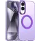 Coque arrière Phonesta HardFrost avec MagSafe pour Samsung Galaxy S25 Edge - Violet mat