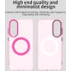 Coque arrière Phonesta HardFrost avec MagSafe pour Samsung Galaxy S25 Edge - Rose mat 3