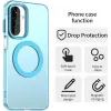 Coque arrière Phonesta HardFrost avec MagSafe pour Samsung Galaxy A17/A26 - Bleu mat 1