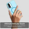 Coque arrière Phonesta HardFrost avec MagSafe pour Samsung Galaxy A17/A26 - Bleu mat 4