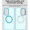 Coque arrière Phonesta HardFrost avec MagSafe pour Samsung Galaxy A17/A26 - Bleu mat 5