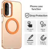 Coque arrière Phonesta HardFrost avec MagSafe pour Samsung Galaxy A17/A26 - Orange mat 2