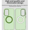 Coque arrière Phonesta HardFrost avec MagSafe pour Samsung Galaxy A36/A56 - Vert mat 6