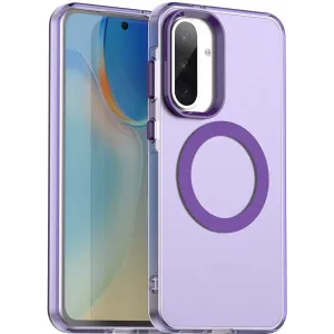 Coque arrière Phonesta HardFrost avec MagSafe pour Samsung Galaxy A36/A56 - Violet mat