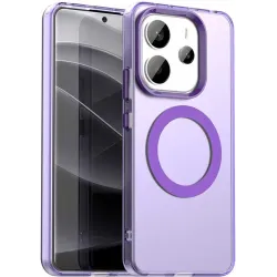 Coque arrière Phonesta HardFrost avec MagSafe pour Xiaomi Redmi Note 14 4G - Violet mat