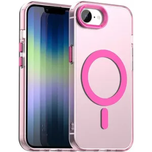 Coque arrière Phonesta HardFrost avec MagSafe pour Apple iPhone 17e/16e - Rose mat