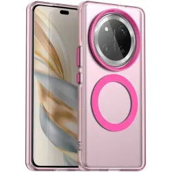 Coque arrière Phonesta HardFrost avec MagSafe pour HONOR Magic7 Lite - Rose mat