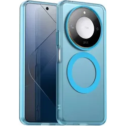 Coque arrière Phonesta HardFrost avec MagSafe pour HONOR X9c Smart - Bleu mat