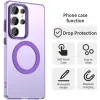 Coque arrière Phonesta HardFrost avec MagSafe pour Samsung Galaxy S25 Ultra - Violet mat 2