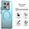 Coque arrière Phonesta HardFrost avec MagSafe pour Xiaomi 14T Pro - Bleu mat 1