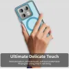 Coque arrière Phonesta HardFrost avec MagSafe pour Xiaomi 14T Pro - Bleu mat 4